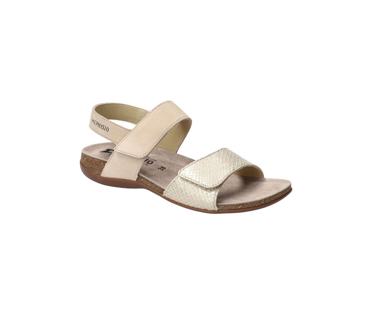 Женские сандалии Mephisto Agave Sandal., цвет: Бежевый — фото 1
