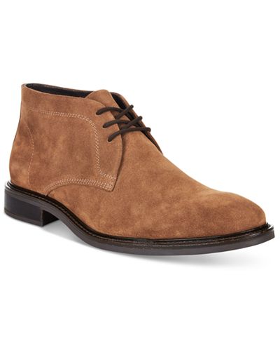 Alfani Men's Fulton Plain Toe Chukka Boots, Only at Macy's