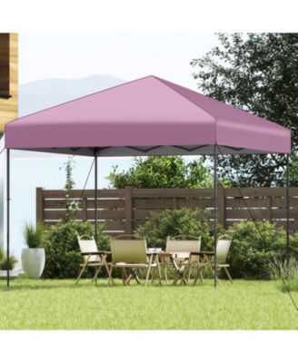 10x10 ft Outdoor Pop-Up Canopy Tent with Carry Bag & Stakes