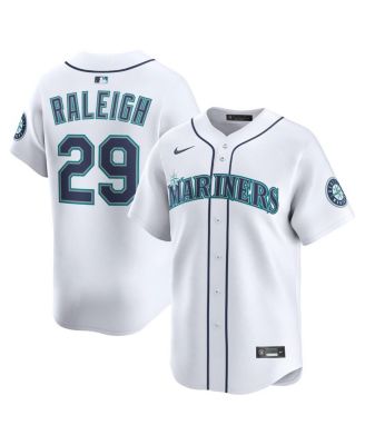 Men's Cal Raleigh White Seattle Mariners Home Limited Player Jersey