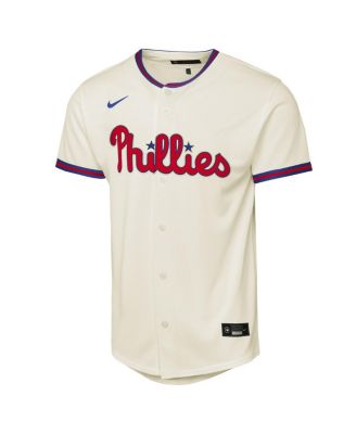 Big Boys and Girls Bryce Harper Cream Philadelphia Phillies Alternate 2 Replica Jersey