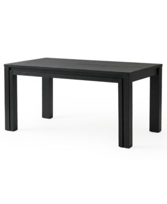 Rectangular Dining Table for 6 People, Farmhouse Kitchen Table, Wooden Dining Table