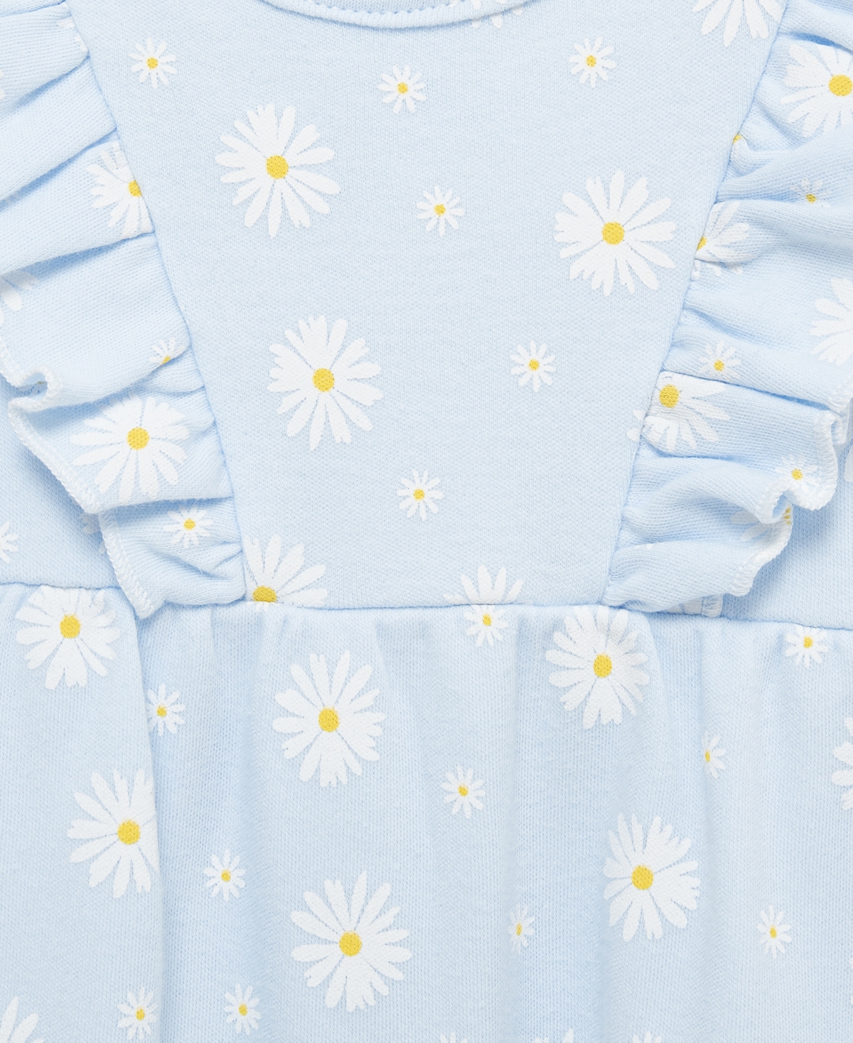 Little Me Baby Girls' Daisies Sleeveless Rompers, 2-Pack