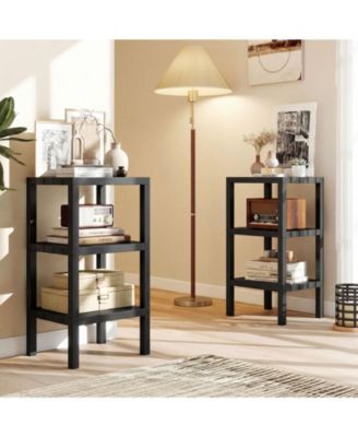 6-Tier Plastic Modular Storage Shelves for Living Room and Kitchen