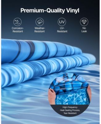24-ft Round Overlap Vinyl Pool Liner Fits 48-54 in Wall Height for Steel Pools