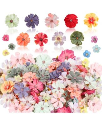 Mini Faux Peony Flower Heads Artificial Floral Craft Decor