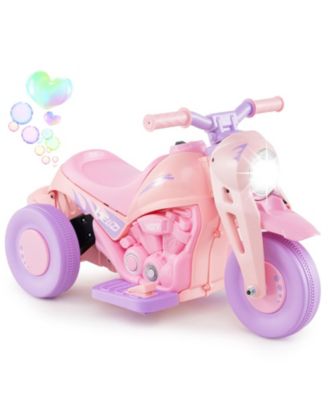 Kids Electric Ride On Motorcycle with Bubble Maker Music
