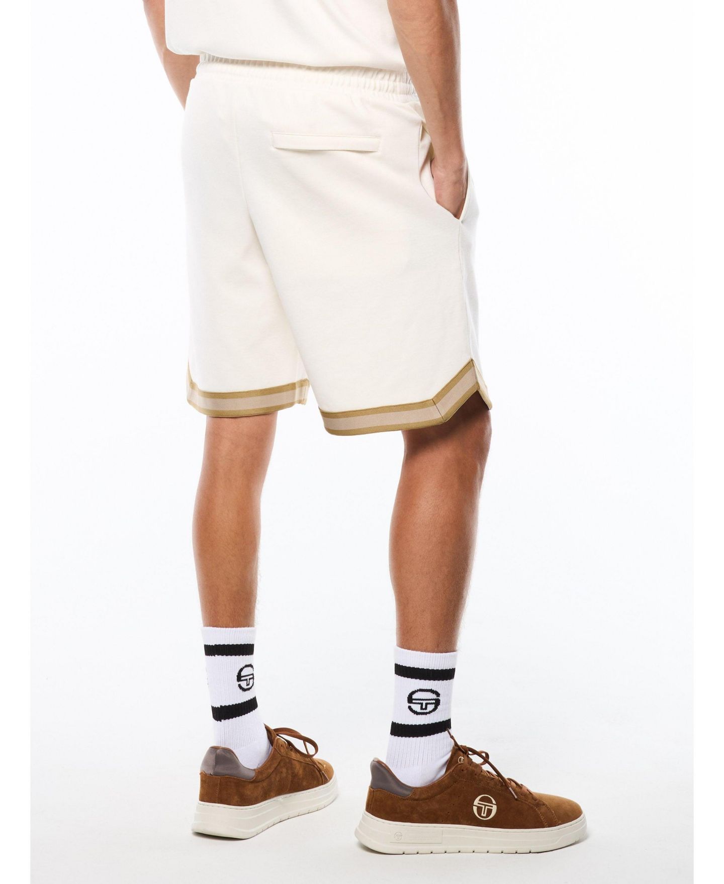 Мужские шорты Sergio Tacchini Tito Short, цвет: Gardenia — фото 3