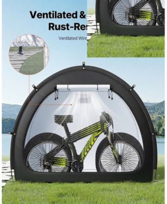 Waterproof 4-5 Bike Storage Tent with High Strength Fiberglass Frame for Outdoors