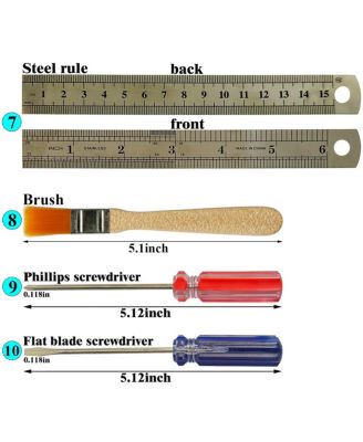 32Pcs Model DIY Tool Kit Modeler Basic Craft Set Dollhouse Miniature Hobby Building Handmade Tools