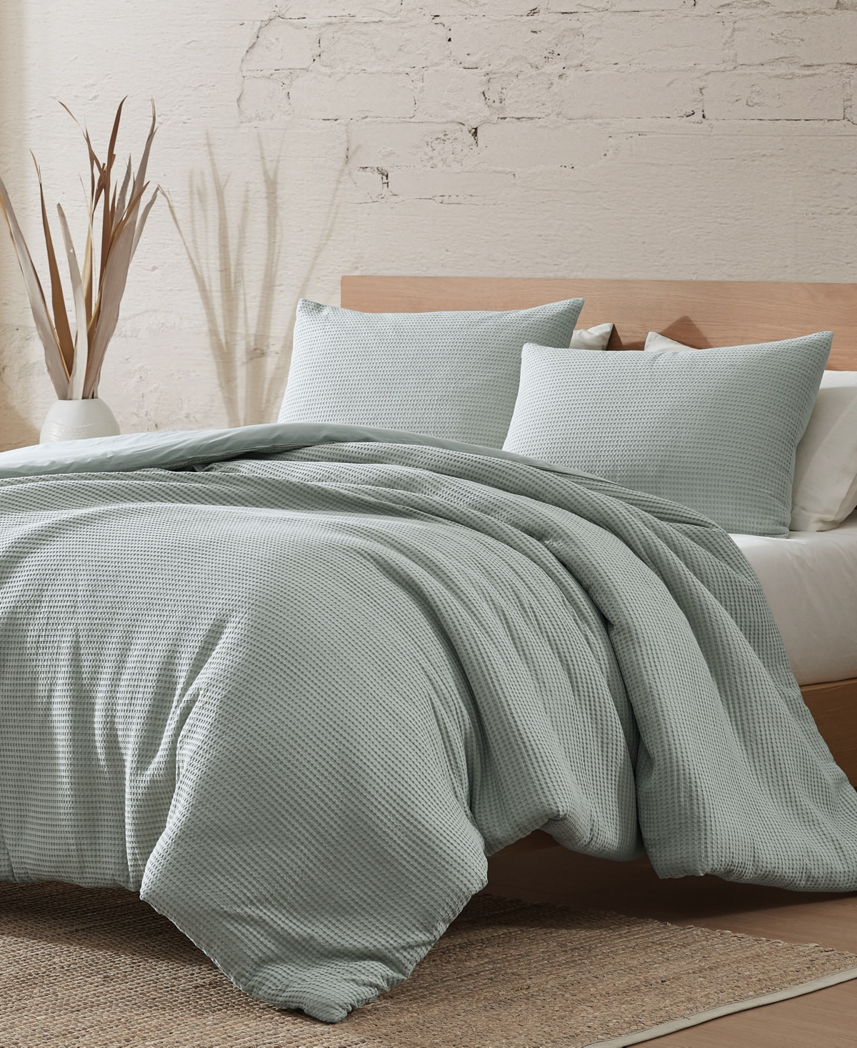 Riverbrook Home Warren Waffle 4-Pc. Comforter Cover Set