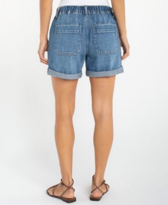 Women's Rolled-Cuff Denim Shorts