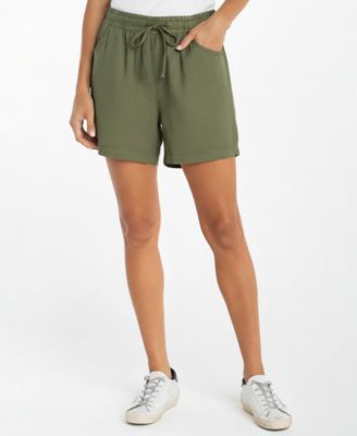 Mid-Rise Pull-On Shorts