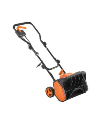 Electric Snow Shovel, 12A 17 inch Corded Snow Shovel, Adjustable Chute for Winter