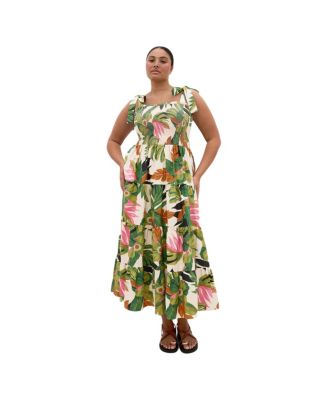 Women's Paradiso Print Maxi Dress