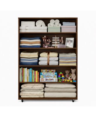 Rolling 5-Drawer Dresser, Mobile Storage Cabinet