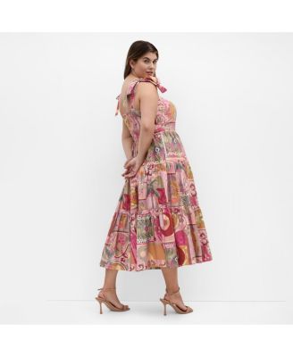 Women's Elessia Print Midi Dress