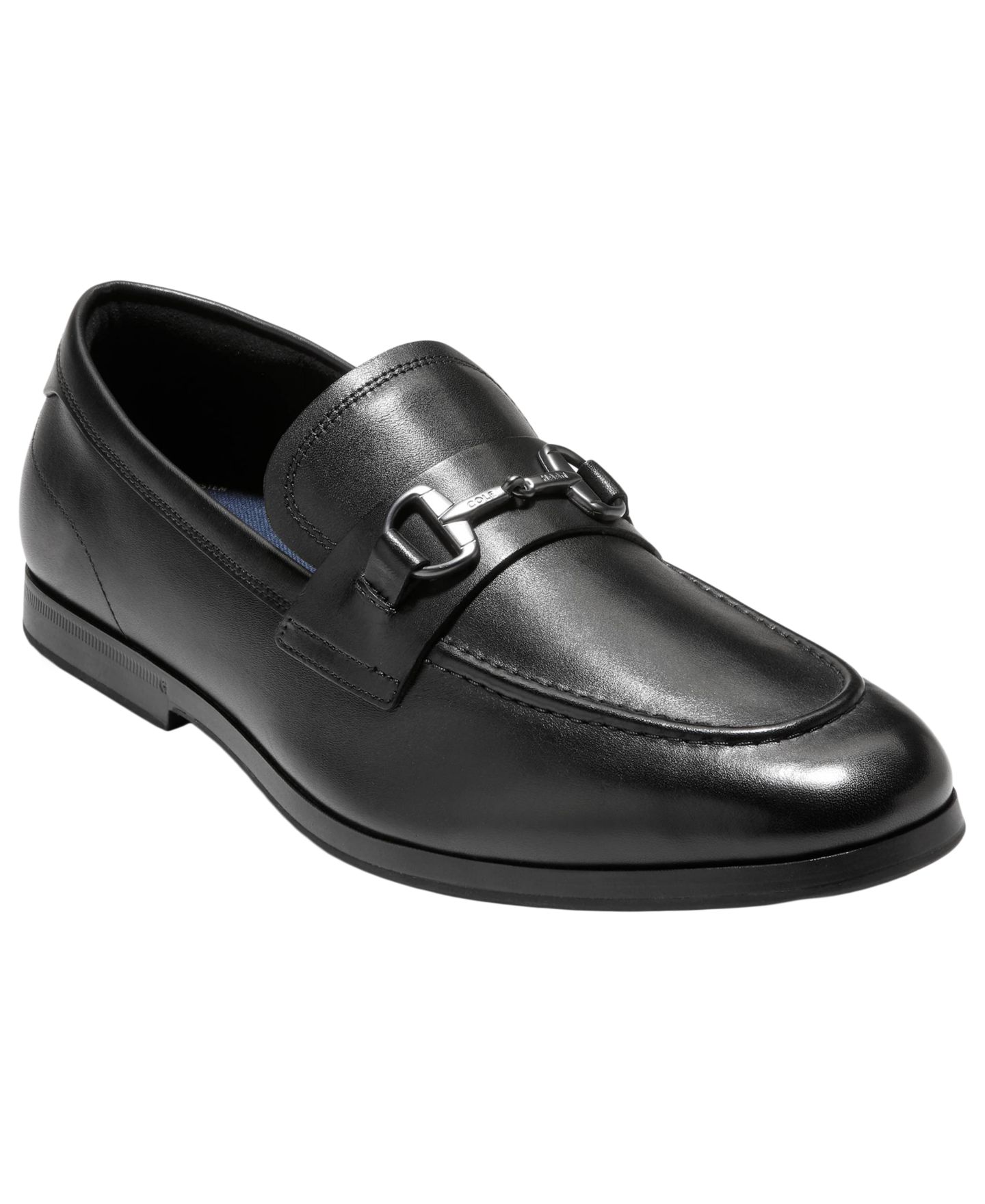 Мужские туфли Cole Haan Lewis Grand Bit Slip-on, цвет: Чёрный — фото 1