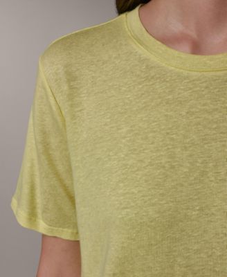 Women's Linen Jersey Striped Tee