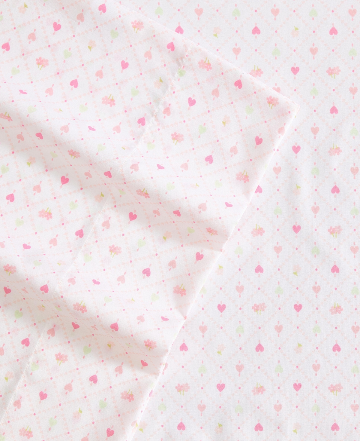 Laura Ashley Kids Heart Geo Ditsy Microfiber -Pc. Sheet Set