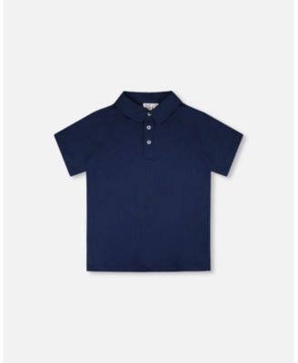 Little Boys Polo T-Shirt Blue