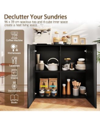 38" Buffet Modern Sideboard Cabinet with Storage