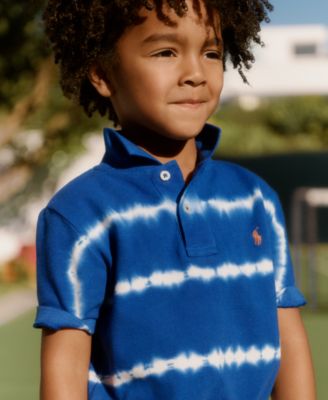 Boys' 2-7 Tie-Dye Mesh Short-Sleeve Polo Shirt