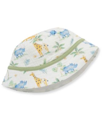 Baby Boys' Sleeveless Romper and Hat, 2-Piece Set