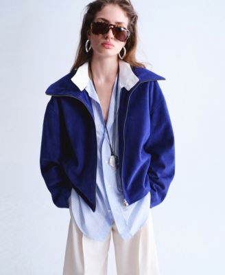 Selection Women's Oversized Suede Jacket