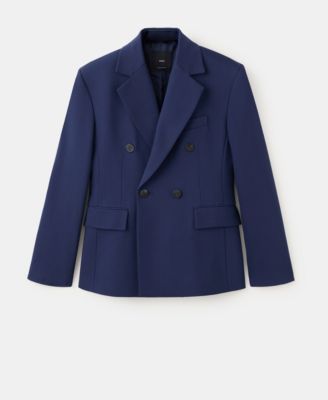 Selection Women's Double-Breasted Suit Blazer
