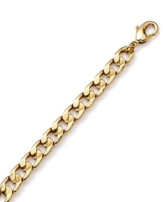 18k Gold Plated Curb Link Bracelet