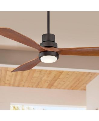52" Delta Oil-Rubbed Bronze LED Ceiling Fan w/ 12" Rod
