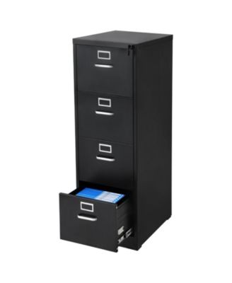 4 Drawer File Cabinet with Lock, Metal Vertical Filing Storage Cabinets for Home Office, Heavy