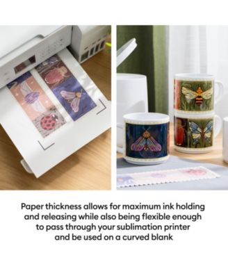 Sublimation Printer Paper - 8.5 in x 11 in, 100 Count