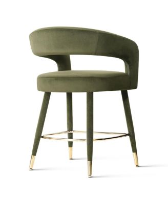 Counter Height Stools with Arms for Kitchen Island, 2PK