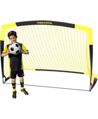 7x5 FT and 5x3.6 FT Portable Soccer Goal for Youth Players Ages 6-14, Large-Frame Design Built for Long-Term Development, Easy Setup