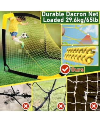 Portable Soccer Goal, Large-Frame Design Built for Long-Term Development, Easy Setup for Backyard, Park or School Training