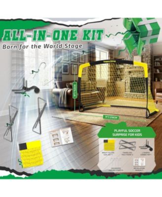 7x5 FT and 5x3.6 FT Portable Soccer Goal, Large-Frame Design Built for Long-Term Development, Easy Setup for Backyard, Park