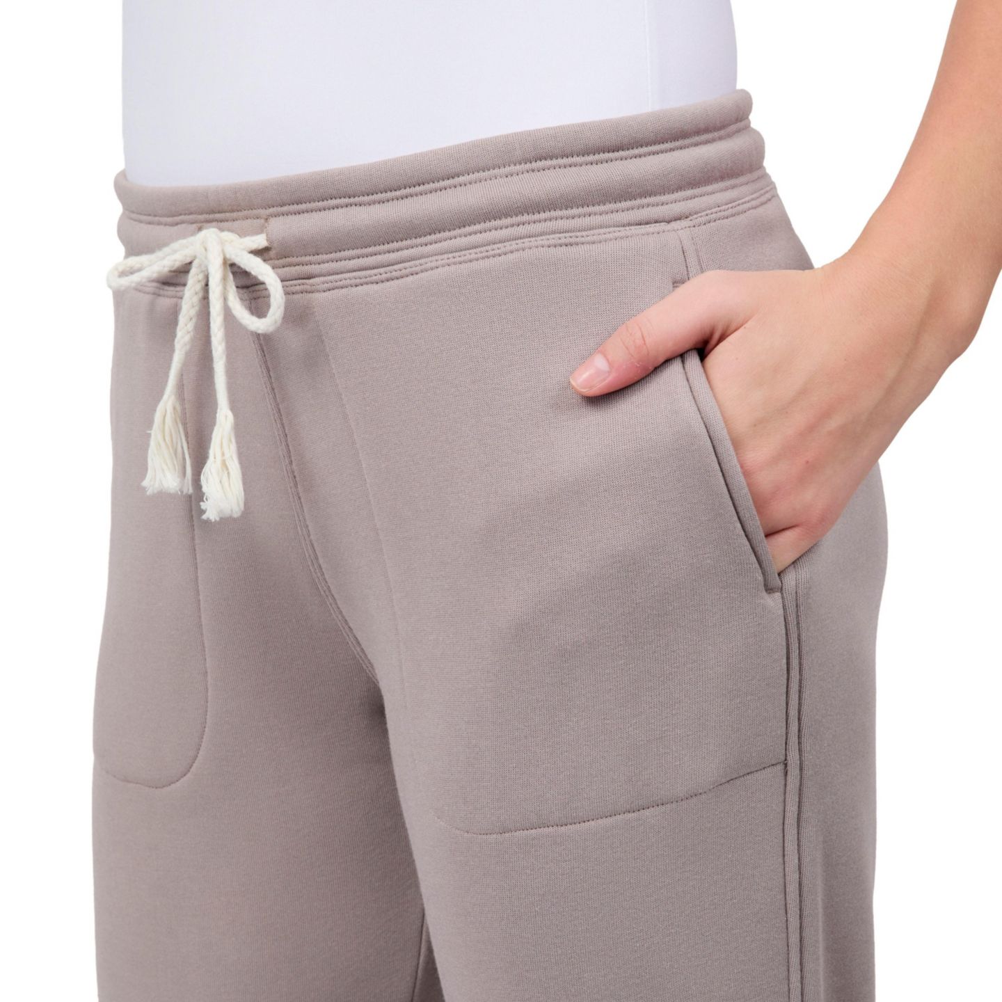 Женские брюки Free Country Cloud Fleece Athletic Jogger, цвет: Taupewood — фото 4