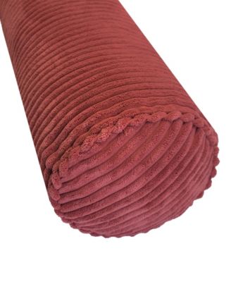 Bowery Corduroy Neckroll Decorative Pillow, 7" x 18"