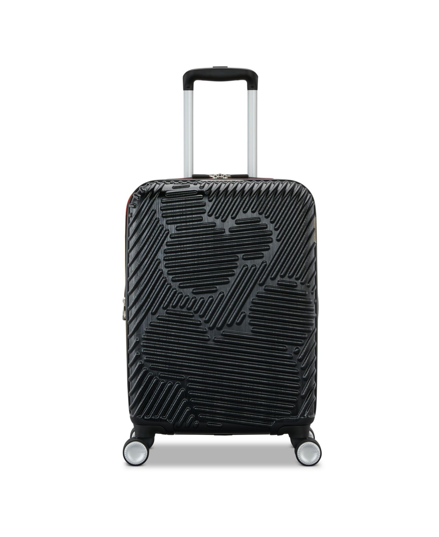 Чемодан Disney by American Tourister Mickey Hardside Carry-On Spinner, цвет: Чёрный — фото 1