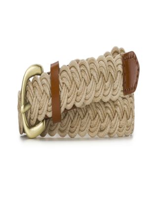 Istres Rope and Leather Braided Belt