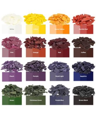 16 colors Candle Dye Soy Wax Making Vibrant Colors Bulk Supplies Coloring DIY Safe