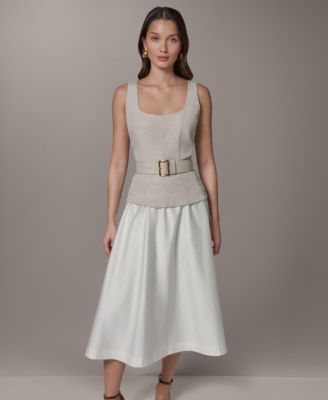 Women's White A Line Dresses | Macy's
