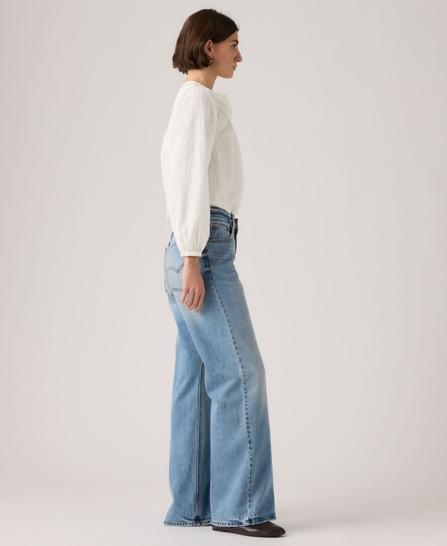 Женские джинсы Levi's Premium Mid-Rise Loose Bootcut, цвет: Easy Days — фото 3