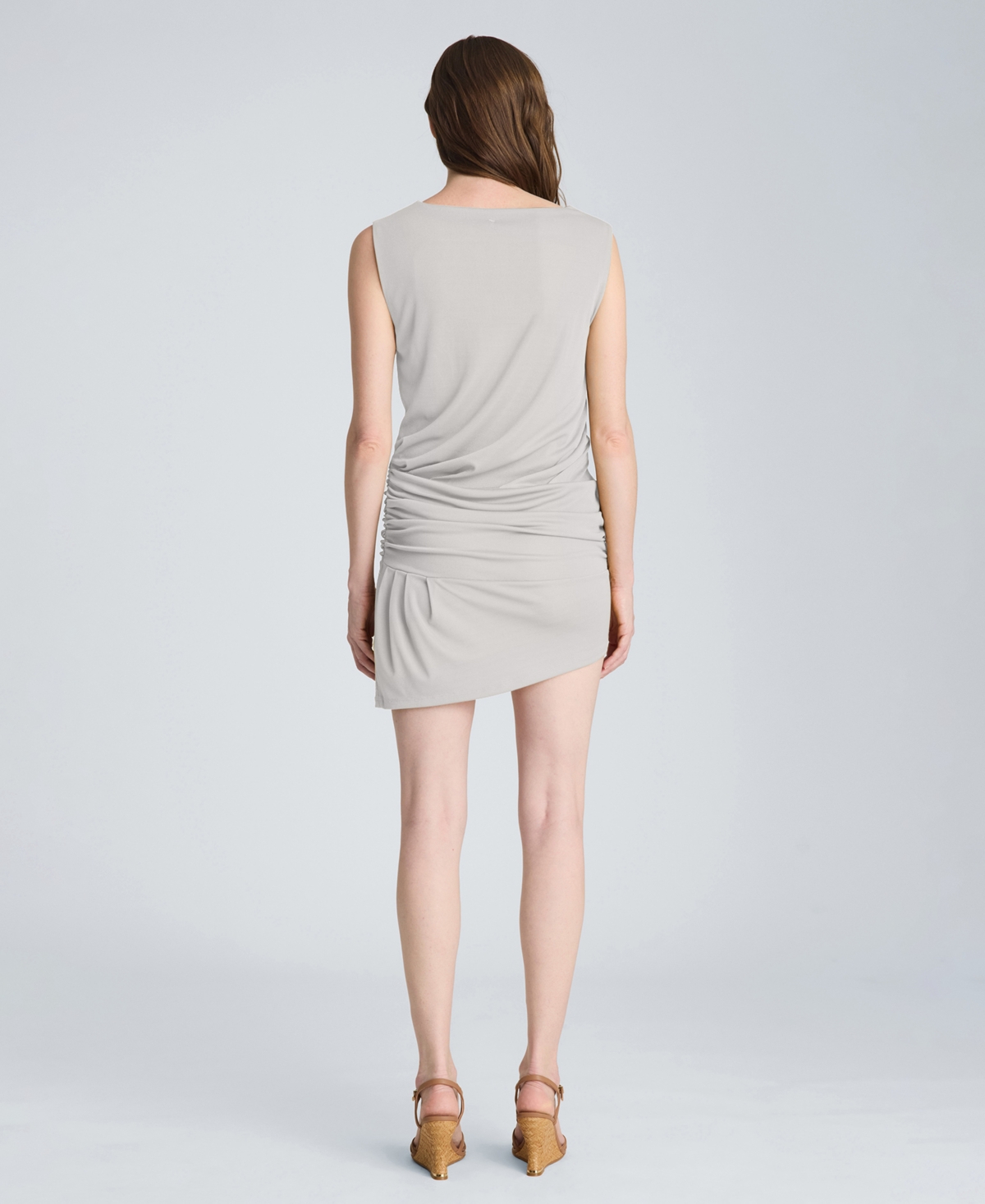 Kenneth Cole Women's Ruched Sleeveless Mini Dress