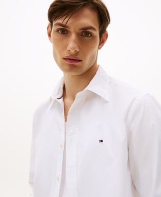 Men's Regular-Fit Stretch Poplin Button-Down Shirt