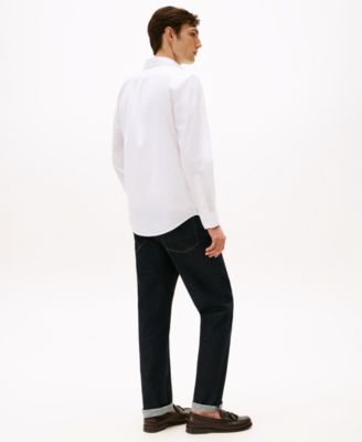 Men's Regular-Fit Stretch Poplin Button-Down Shirt