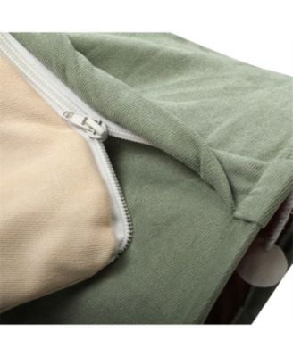  Cat Tunnel Bed with Cushioned Nest and Teasing Balls Zipper Connect Feline Supplies