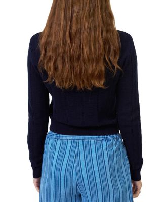 Women's Clover Novelty Stitch Cardigan